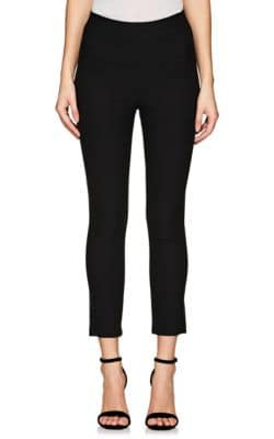 Stretch-Cotton Crop Leggings