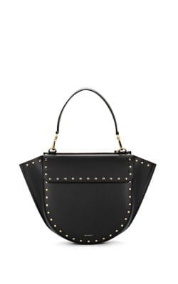 Hortensia Medium Studded Leather Shoulder Bag