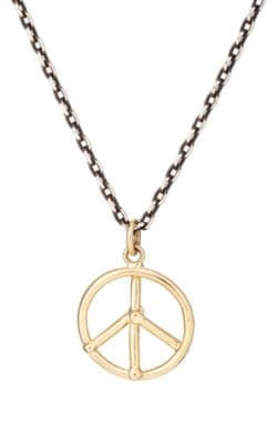 Peace Sign Pendant Necklace