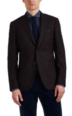 Virgin Wool Two-Button Sportcoat