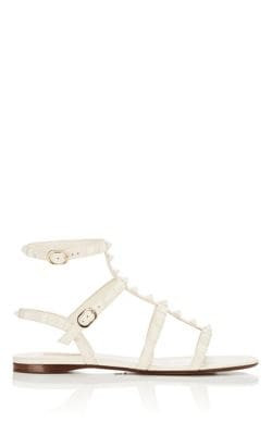 Rockstud Leather Multi-Strap Sandals