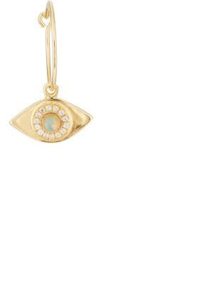 Eye Sun Hoop Earring