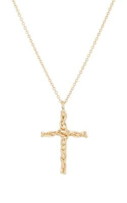 Vine Cross Pendant Necklace
