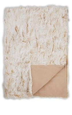 Rabbit Fur Throw 1