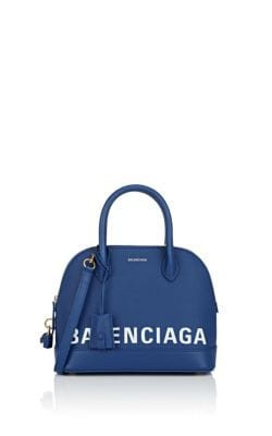 Ville Small Leather Bowling Bag