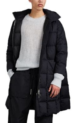 Down-Quilted Long Puffer Coat