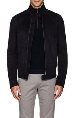Suede Biker Jacket