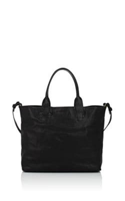 Cut Off Large Leather Tote Bag