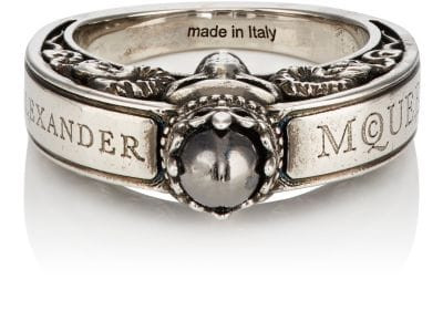 Engraved Skull Ring