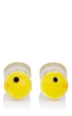 Yellow Canary Double-Sided Cufflinks