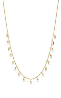 Baguette Fringe Necklace