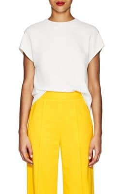 Silk Crepe Flyaway Blouse