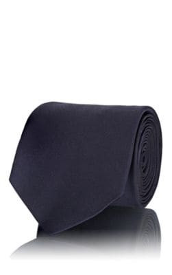 Silk Micro-Faille Necktie 1