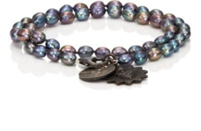 Vintage-Icon Pearl Wrap Bracelet 1