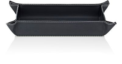 Piombo Bendable Leather Rectangular Tray 1