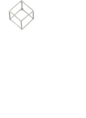 3D Square Earring