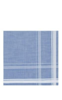 Sarabande Satin-Striped Cotton Pocket Square 1