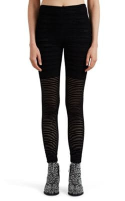 Eyelet Compact Knit Leggings