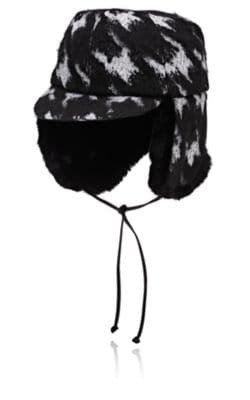 Sammy Faux-Fur-Trimmed Cotton-Blend Trapper Hat