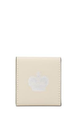 Crown-Motif Leather Post-ItÂ® Note Holder