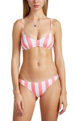 Rachel Striped Bikini Top