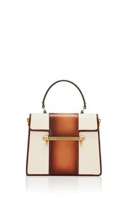 Uptown Canvas & Leather Satchel