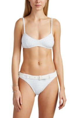 Rachel Striped Ribbed Bikini Top