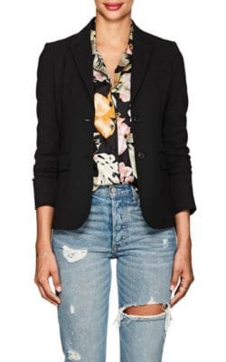 Wool Two-Button Blazer