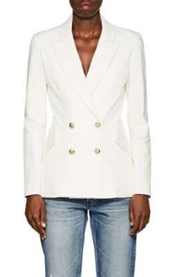 Cotton Double-Breasted Blazer 2