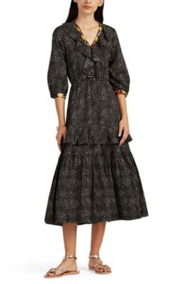 Sierra Floral Cotton Long Dress