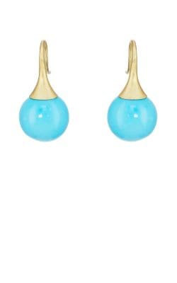 Turquoise Sphere Drop Earrings