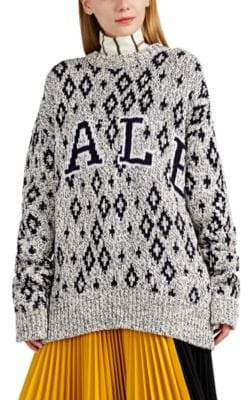 "Yale" Cotton-Blend Oversized Sweater
