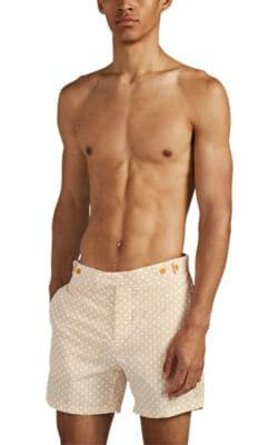 Handsurf Sunflower-Print Swim Trunks