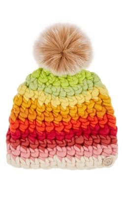 Deep Striped Wool Beanie