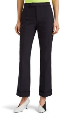 Twill Flared Trousers