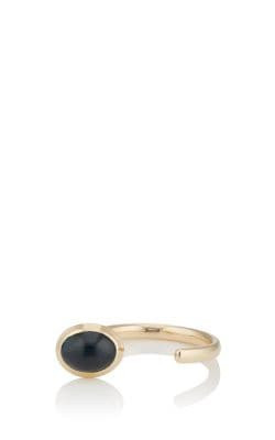 Blue Tourmaline Cuff Ring