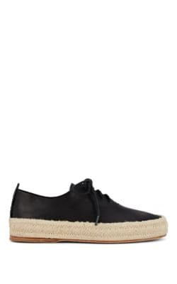 Women's Leather Espadrille Sneakers