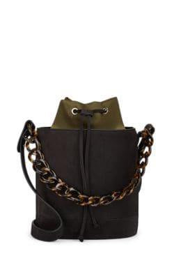 Leather Bucket Bag