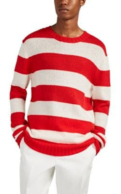 Block-Striped Wool Sweater 2