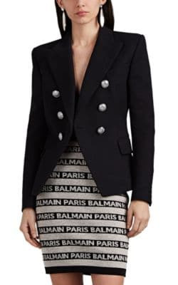 Cotton Double-Breasted Blazer 1