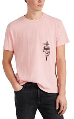 Skull-Print Cotton T-Shirt