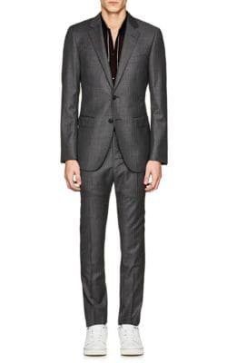 Attitude Pinstriped Wool Two-Button Suit