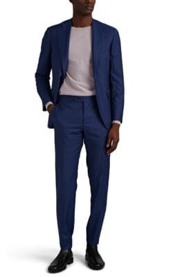 Travel Worsted Wool Two-Button Suit