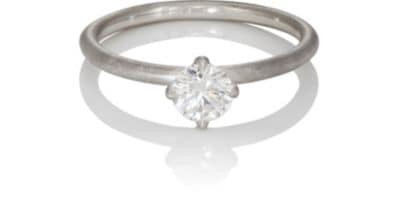 Diamond & Platinum Solitaire Ring