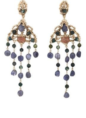 Iolite Drop Earrings