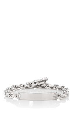 Open-Link Monogram Bracelet