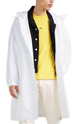 Logo Tech-Taffeta Raincoat