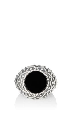 Onyx Domed Ring