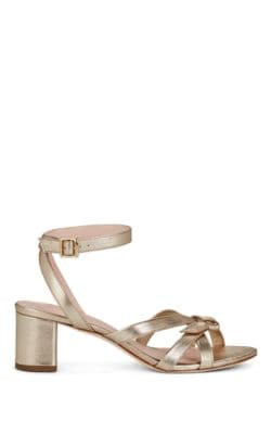Anny Leather Ankle-Strap Sandals