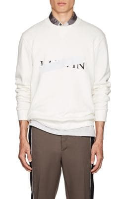 Crossed-Out-Logo Fleece Sweatshirt